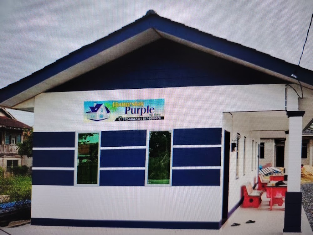 Purple homestay pool perlis